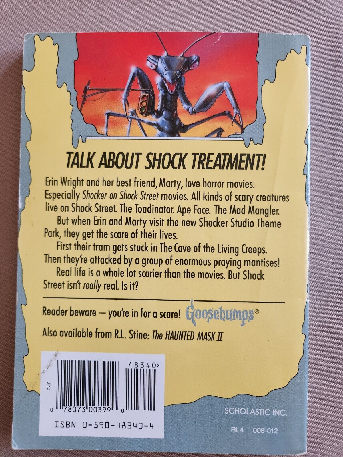 R.L. Stine Goosebumps Original Series Paperback Books Choose from Title List
