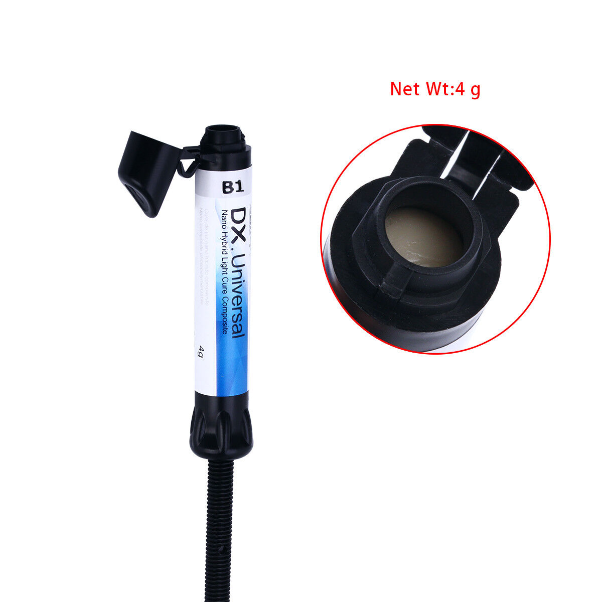 DENTEX Universal Dental Light Cure Hybrid Composite Resin A1/A2/A3/A3.5/B1