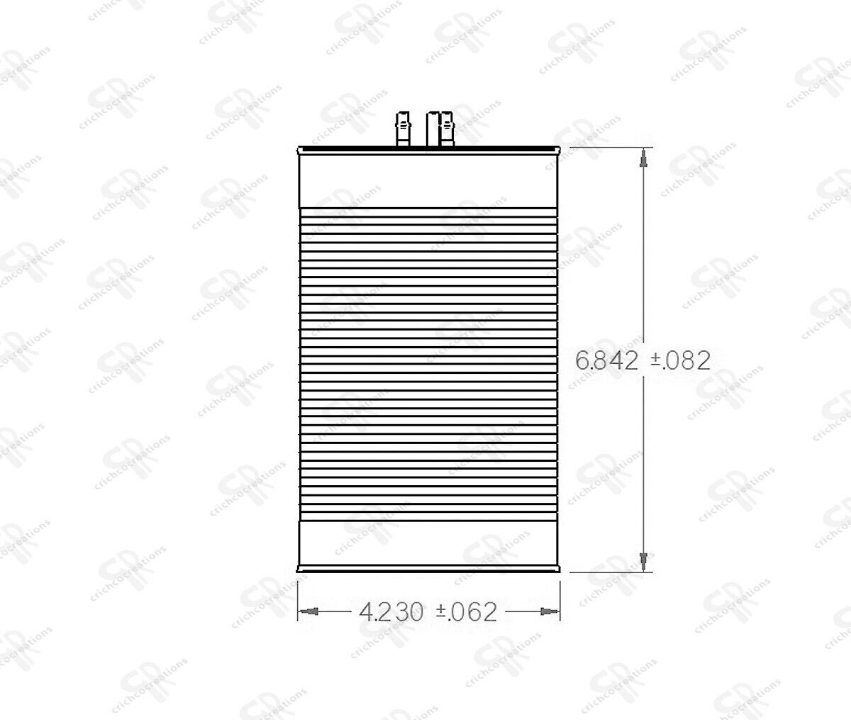Reproduction FORD D5TZ-9E453-A EGR vacuum canister reservoir F150 F250 F350