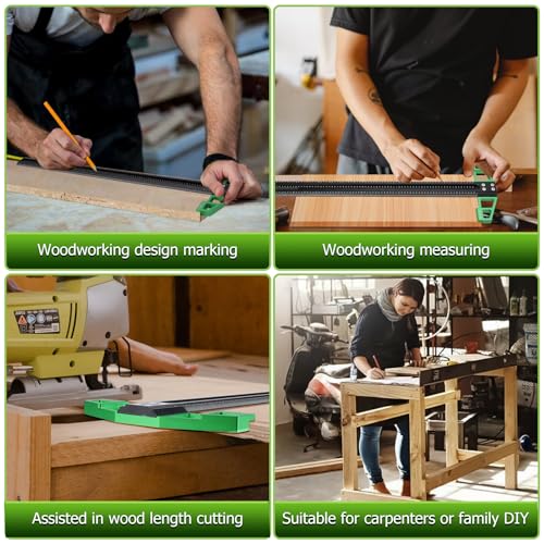 24 Inch Aluminum Woodworking T-Square Ruler for Carpentry