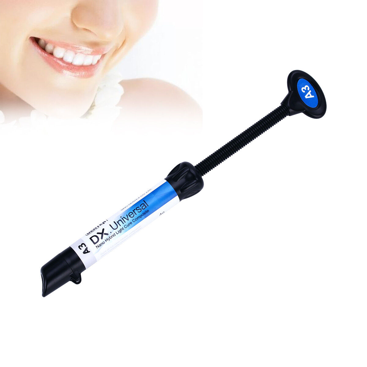 DENTEX Universal Dental Light Cure Hybrid Composite Resin A1/A2/A3/A3.5/B1