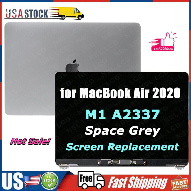 for MacBook Air A2337 2020 M1 EMC 3598 LCD Screen Display Replacement Assembly