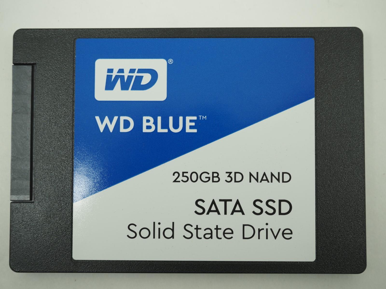 WD BLUE 3D NAND 250GB 2.5" SATA Laptop SSD Solid State Tested,Wiped -WDS250G2B0A