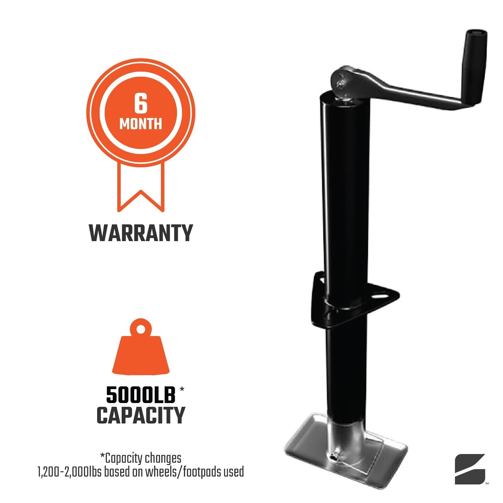 New 5000 lbs A Frame Topwind Trailer Tongue Jack