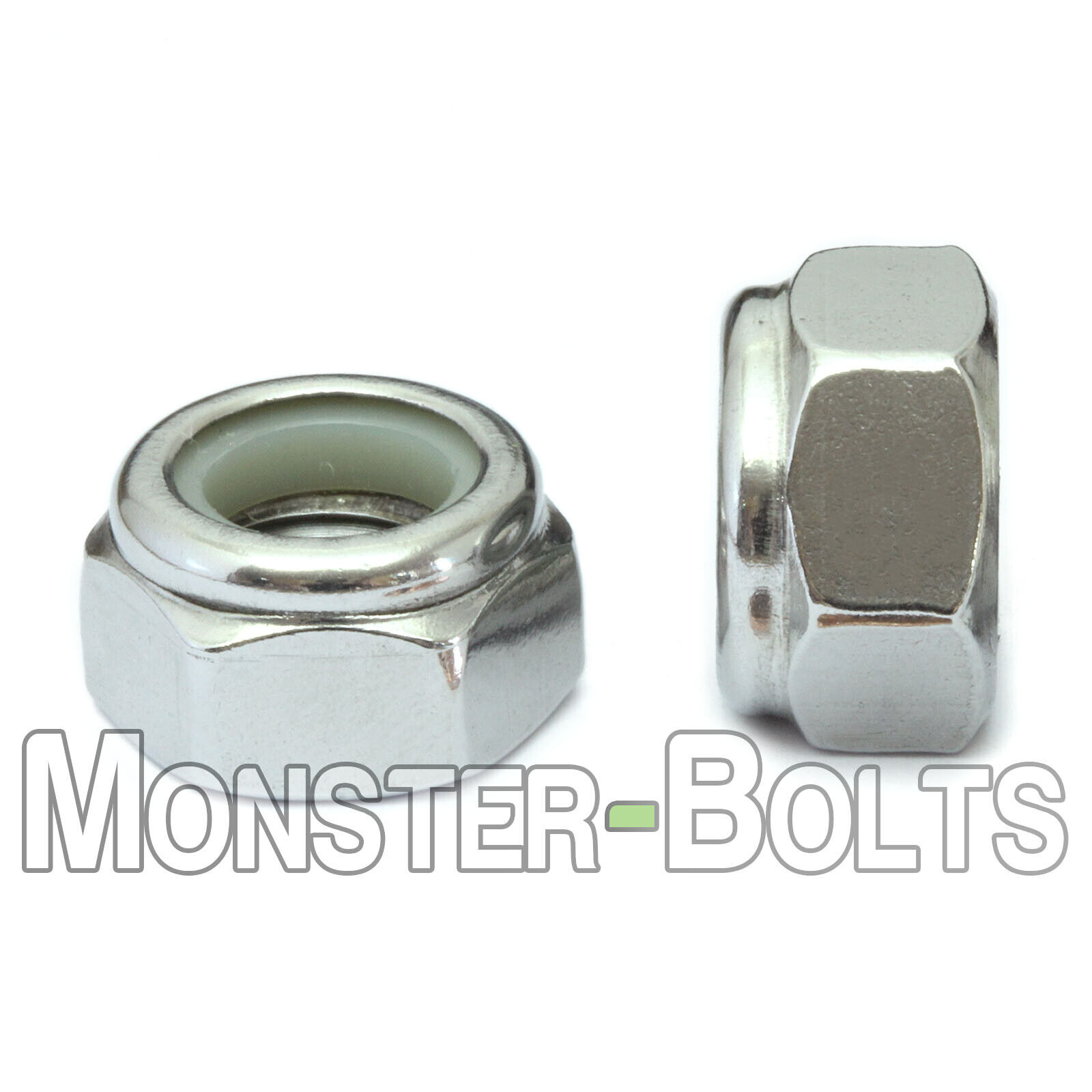 Stainless Steel Nylon Insert Hex Lock Nut - M2.5 M3 M4 M5 M6 M8 M10 M12 DIN 985