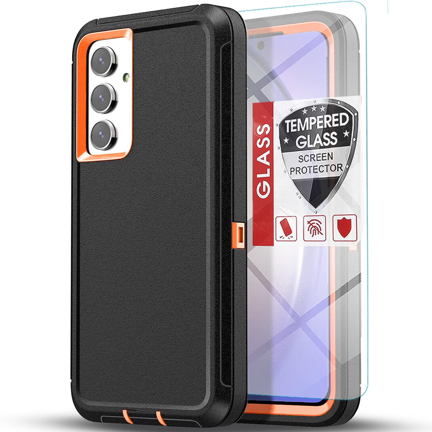 For Samsung Galaxy A15 5G A14 A54 A03S A13 A32 A21 A12 Case Phone Cover + Screen