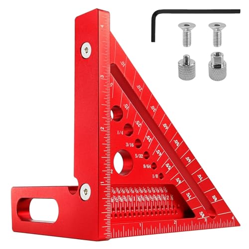TOURACE Multi Angle Measuring Square Carpenter Ruler