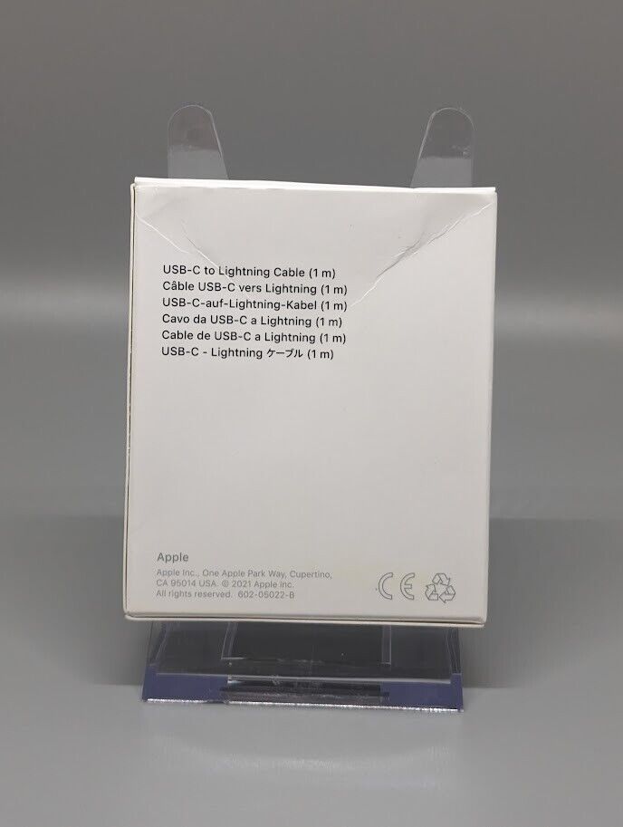 Genuine Apple 1m USB Type-C to Lightning Cable Charging MM0A3AM/A - Open Box