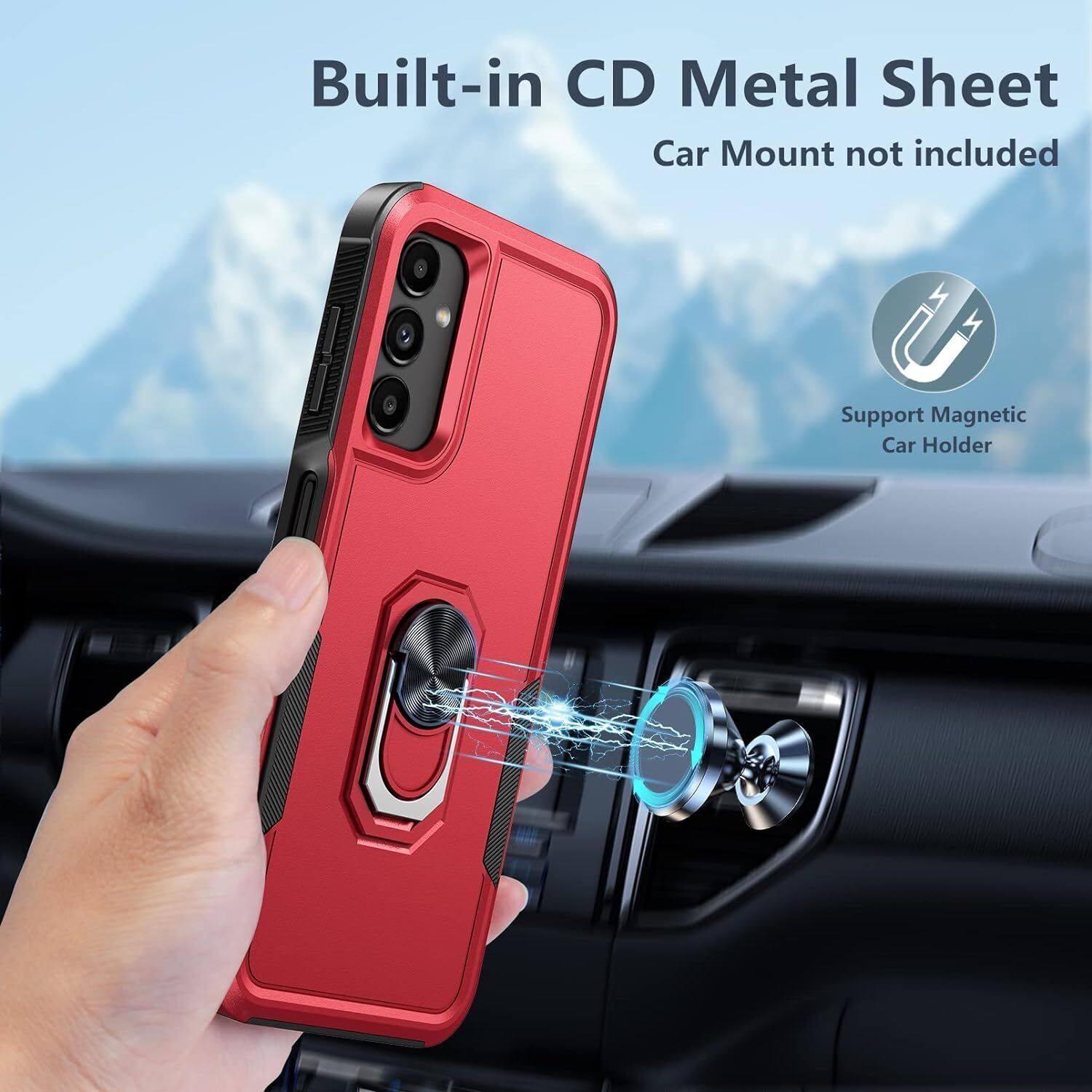 For Samsung Galaxy A15 A14 5G A54 A35 A03S A13 Case Shockproof Phone Cover+Glass