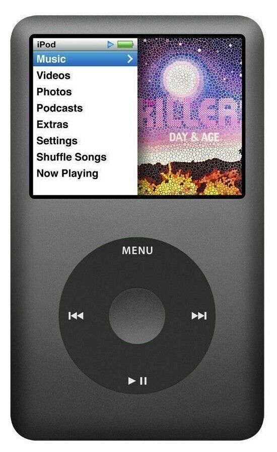 iPod Classic 5th 6th 7th Generation 30GB 60GB 80GB 120GB 160GB All Colors
