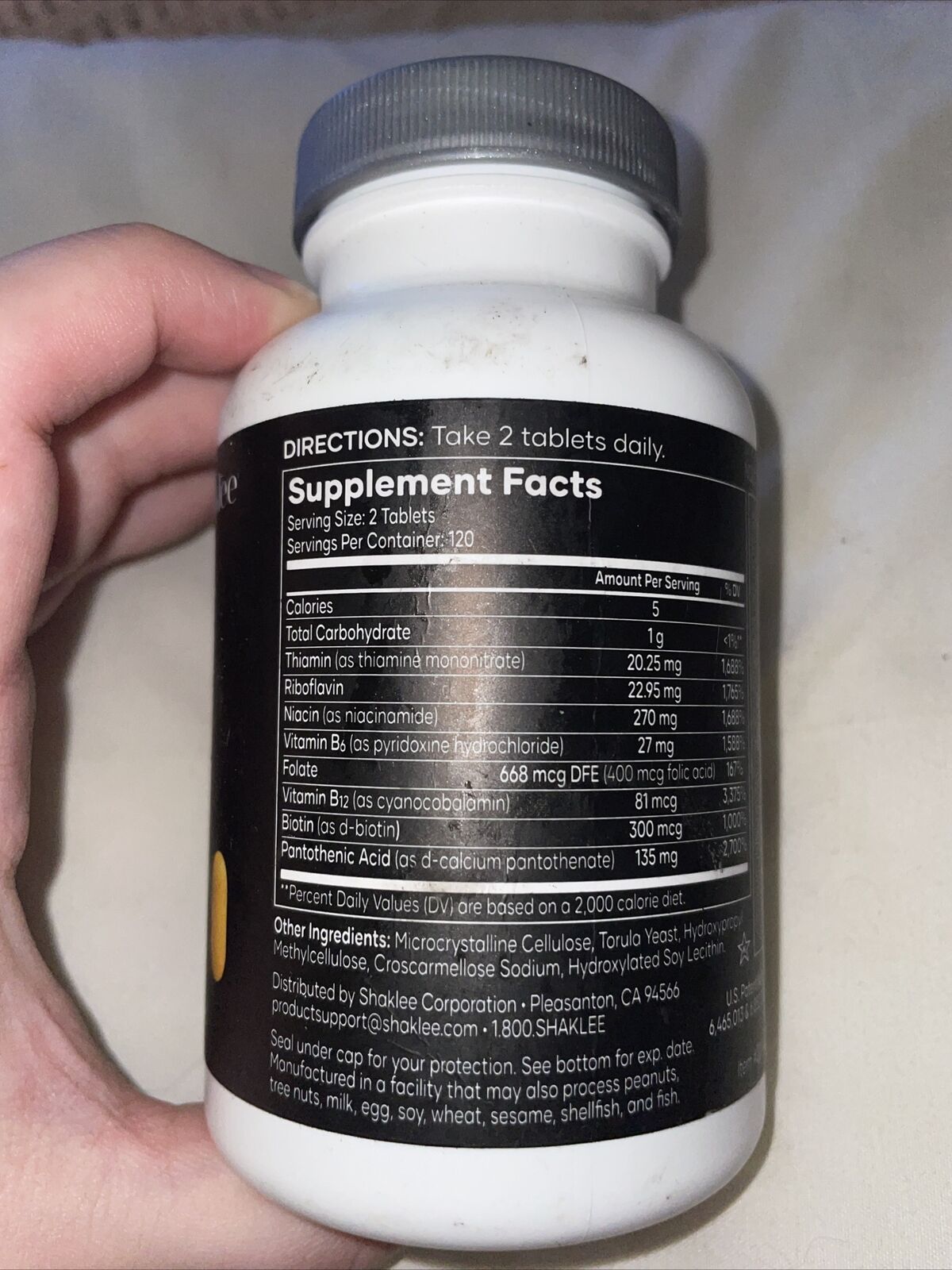 SHAKLEE B-Complex 240 Tablets