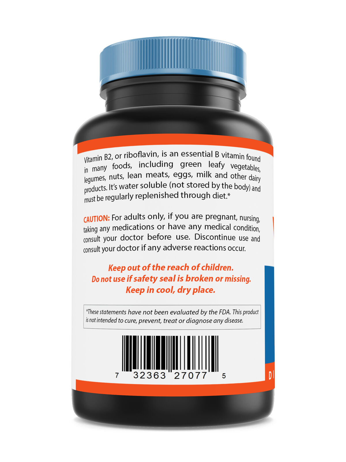 Nova Nutritions Vitamin B2 Riboflavin 100 mg 180 Tablets