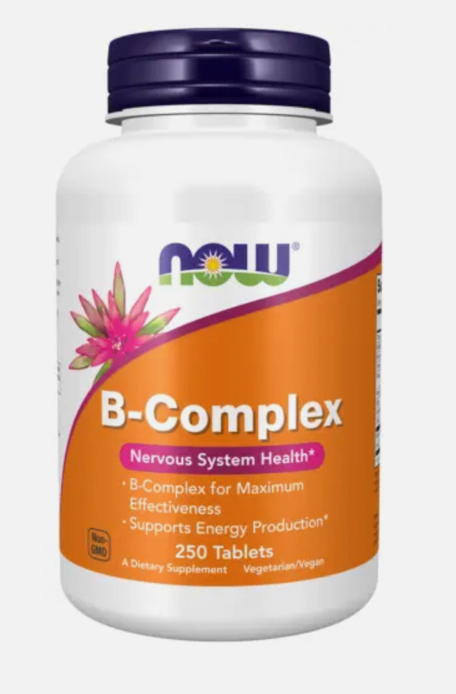 Now Foods B-Complex, 250 Tablets - Non GMO
