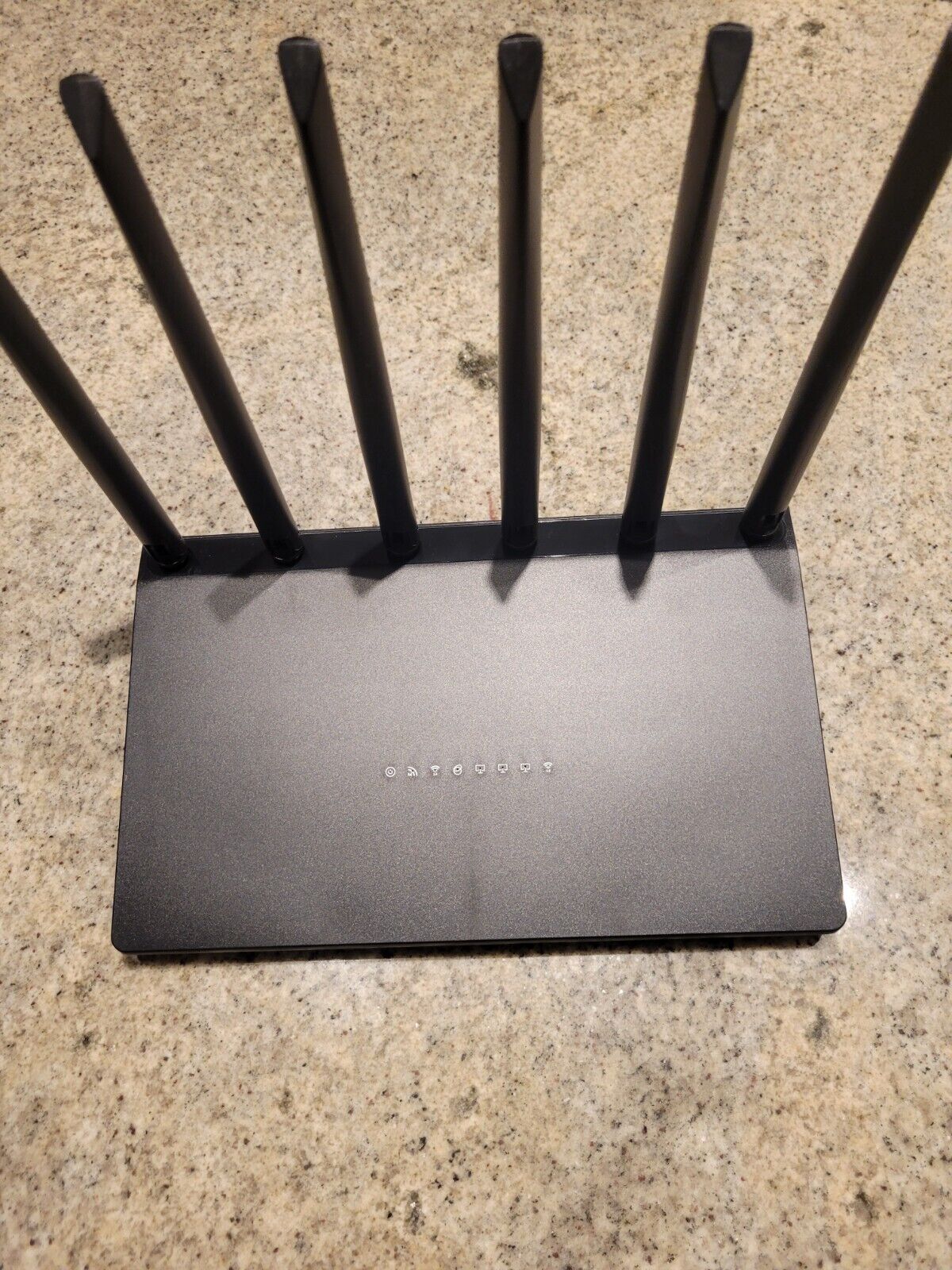 Router Ax3000 DualBand WiFi 6 Router Black New 6 Amplifiers 160 Mhz New Gigabit 