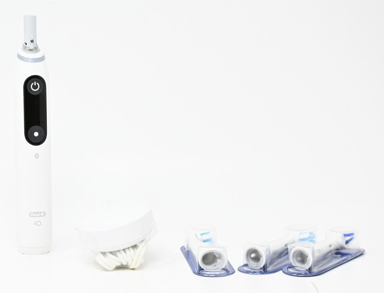 Oral-B iO Series 8 Connected Rechargeable Electric Toothbrush White Alabaster