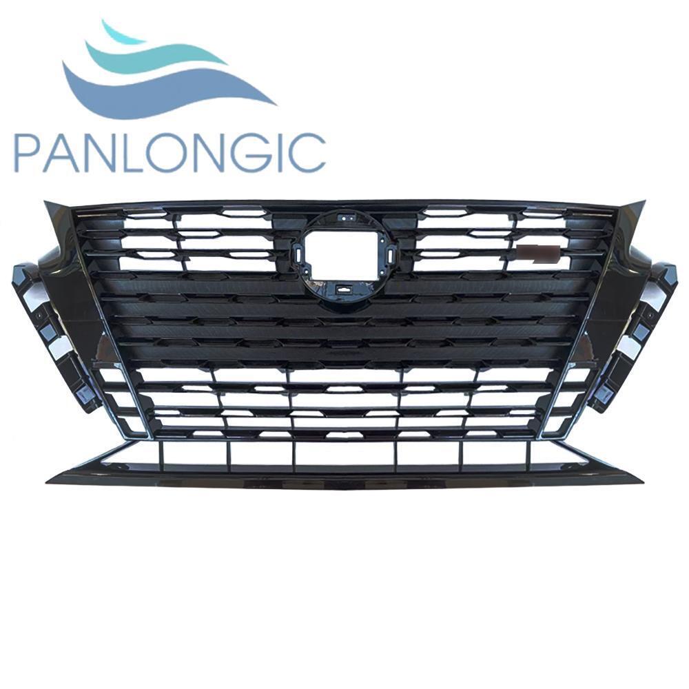 For 2023 2024 Nissan Altima SR Front Bumper Upper Grille Assembly Black Trim New