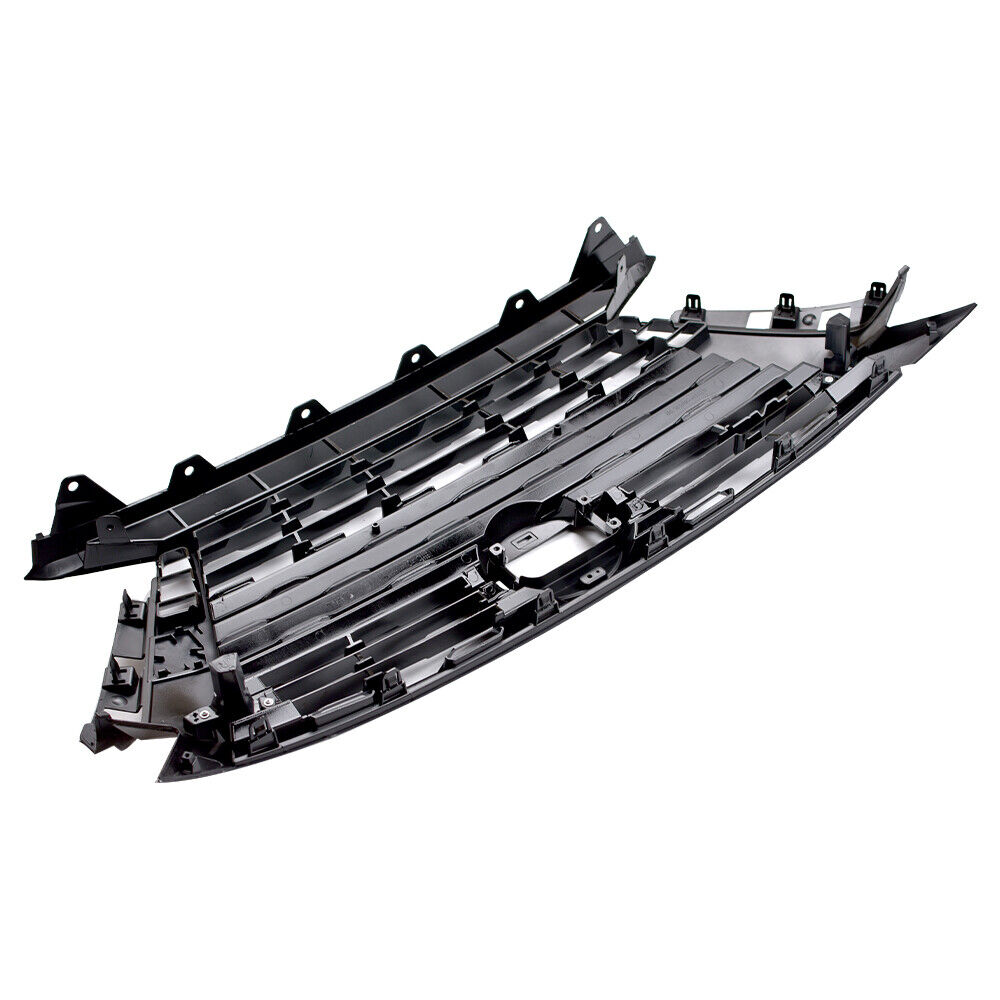 For 2023 2024 Nissan Altima SR Front Bumper Upper Grille Assembly Black Trim New
