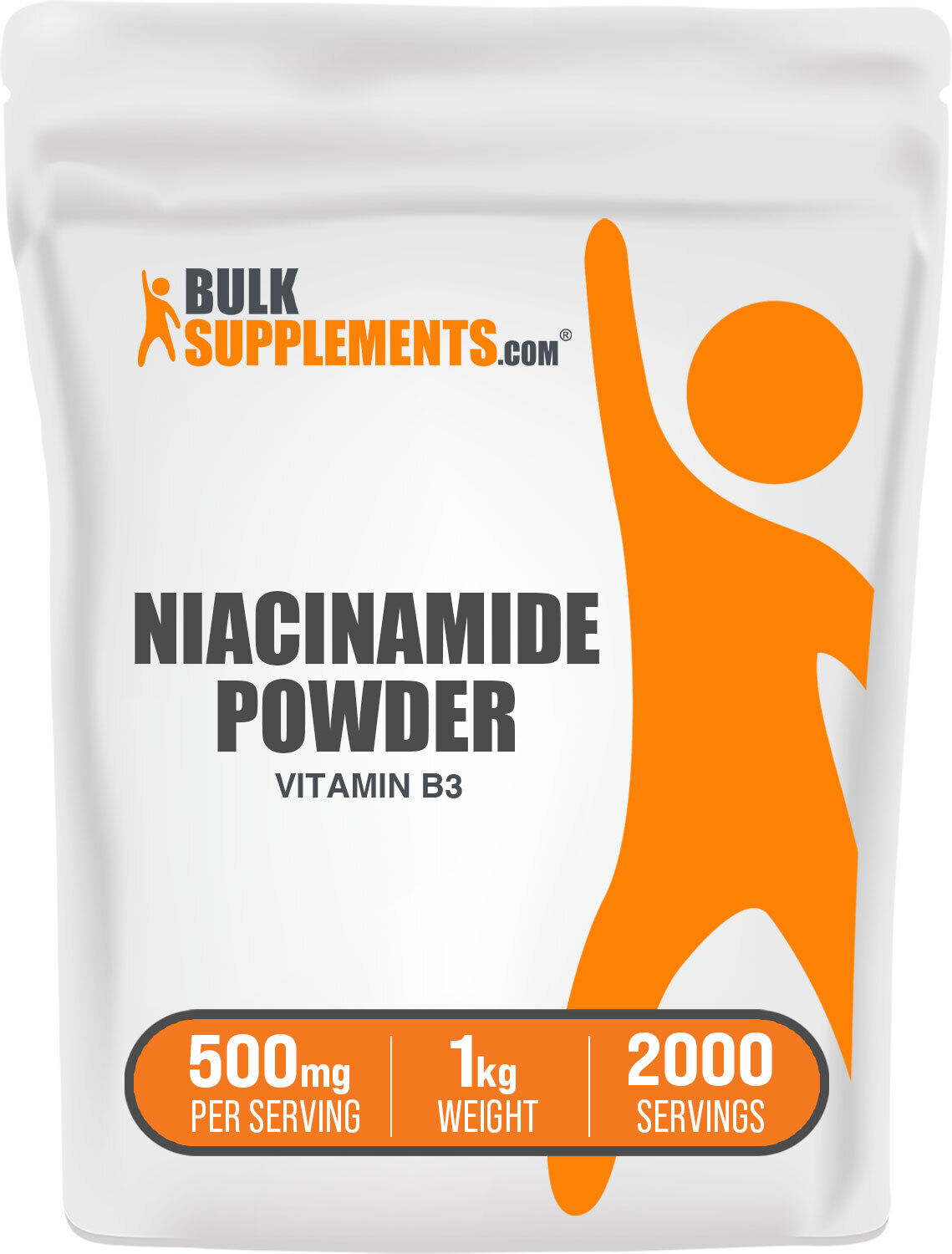 BulkSupplements Niacinamide (Vitamin B3) Powder - Anti-Inflammatory