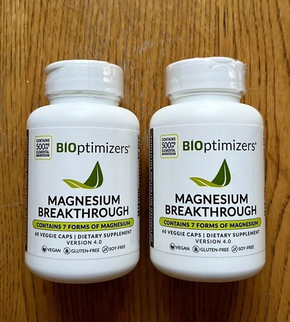 Bioptimizers Magnesium Breakthrough all 7 essential forms, 60 capsules - 2 pack