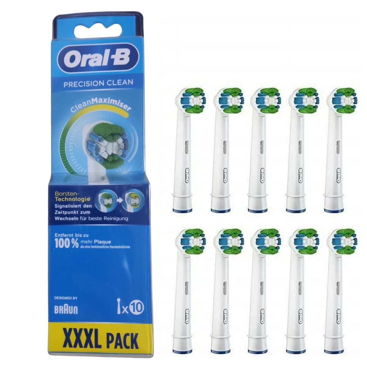 Oral-B Precision Clean Set Replacement Toothbrush Heads 10 Count