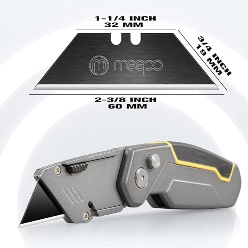 50-Pack M MEEPO Blackened SK-2 Utility Knife Blades