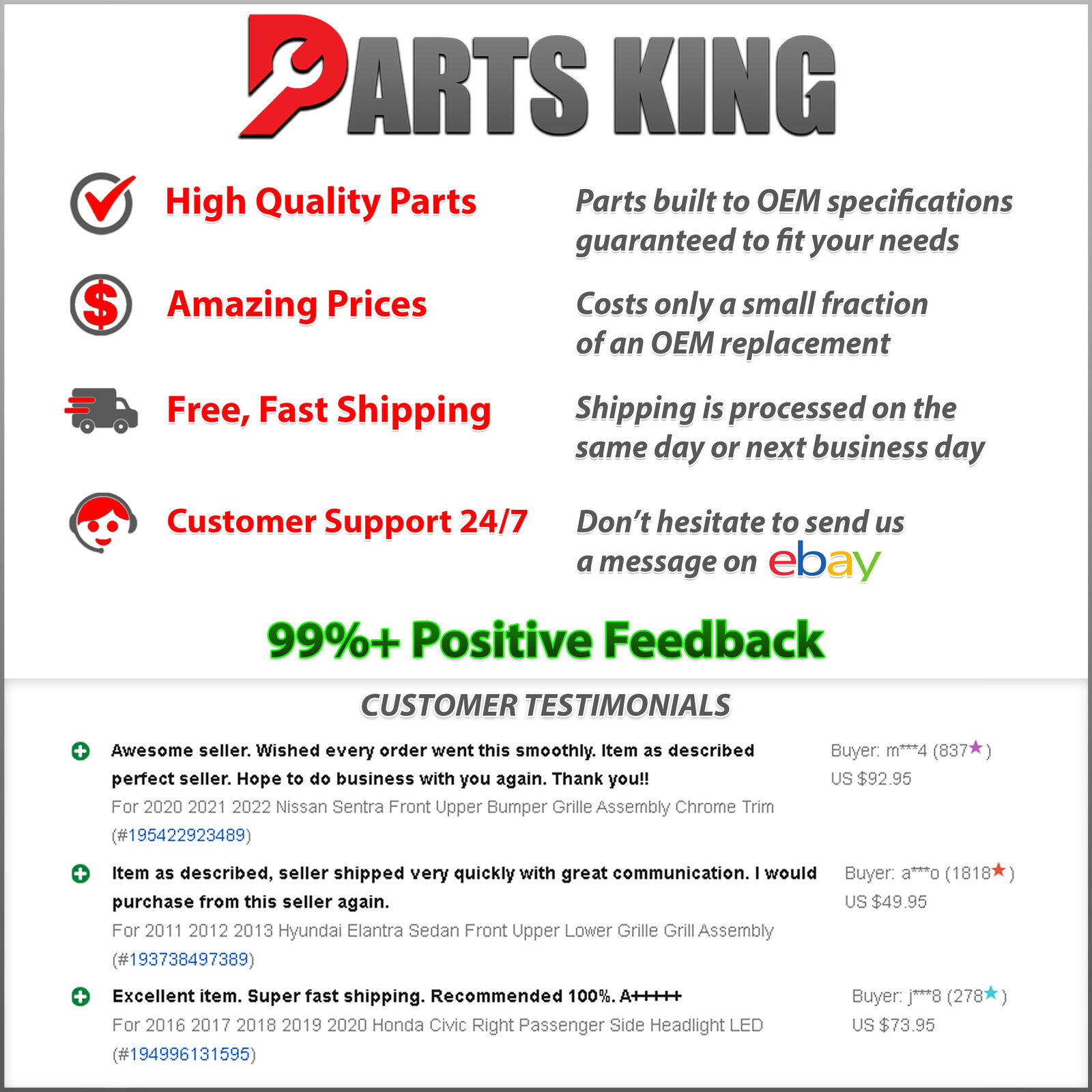 For 2017 2018 Kia Forte Sedan Headlight Halogen w/o LED Driver Passenger w Bulbs