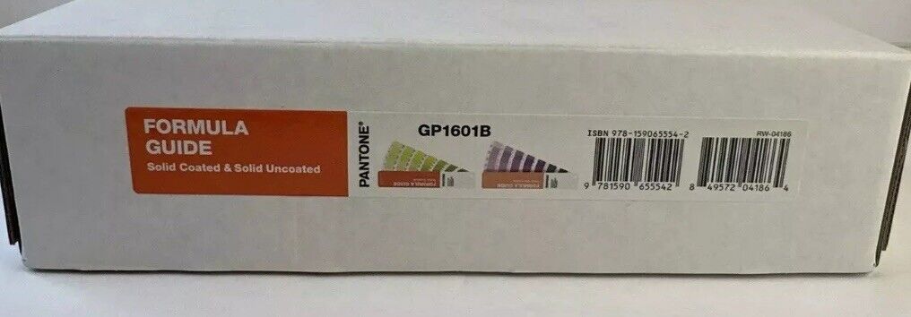 Pantone GP1601B Coated & Uncoated Ink Formula Guide Books 2024 Brand New Sealed