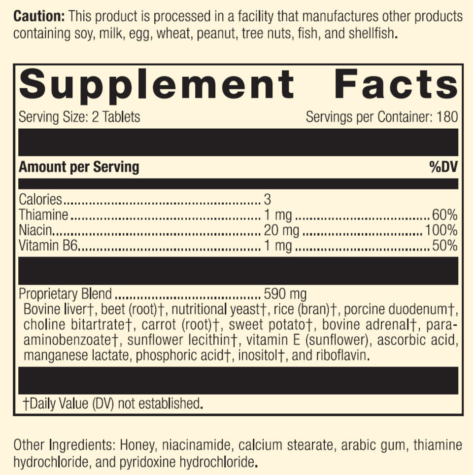 Standard Process - Cataplex B GF - 360 Tablets