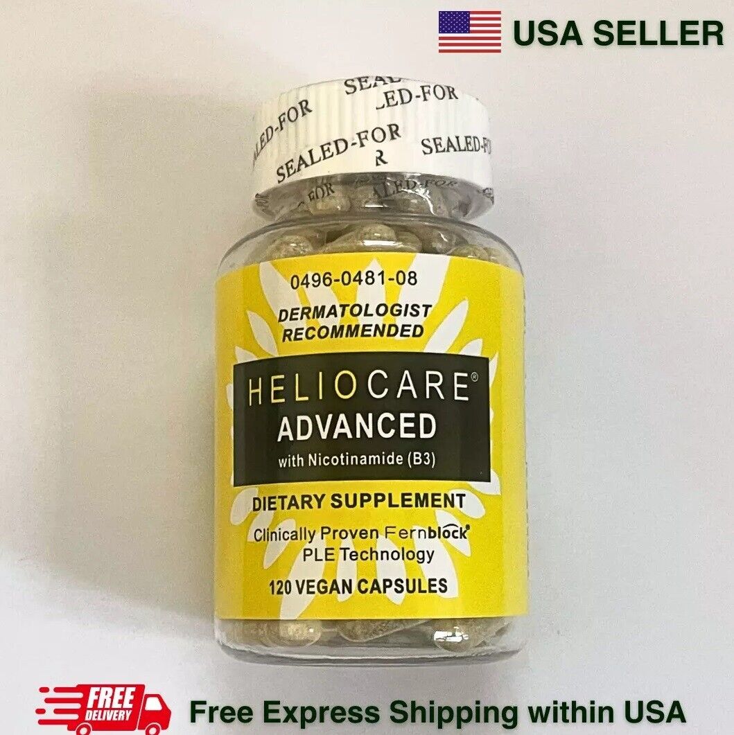 Heliocare Advanced with Nicotinamide B3 Skin Health 120 Capsules Exp 04/2026