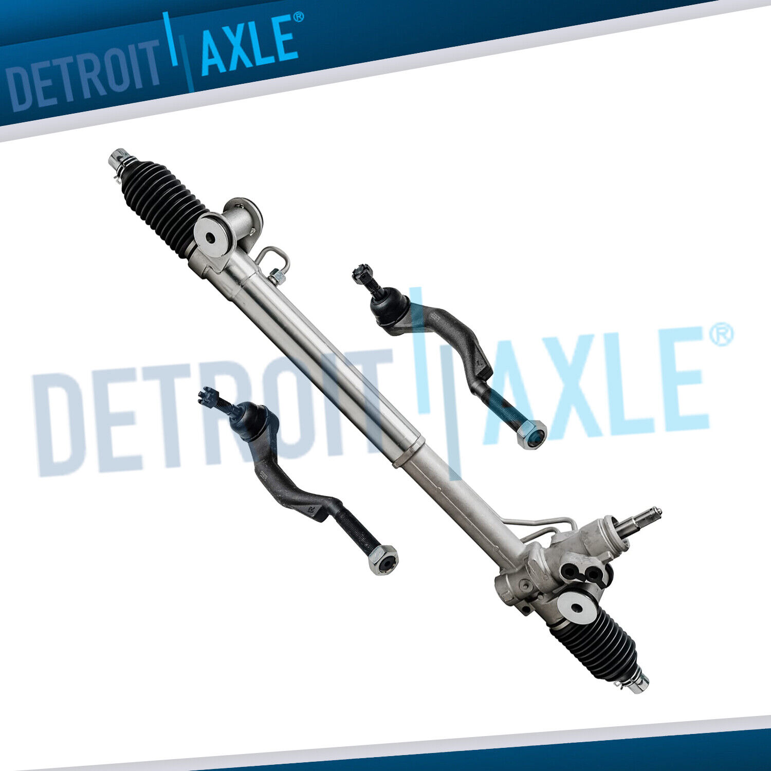Rack and Pinion + Tie Rods for 2003-2009 Chevy Trailblazer Envoy Buick Rainier