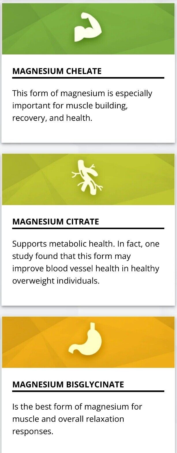 Bioptimizers Magnesium Breakthrough all 7 essential forms 60 caps Free Shipping