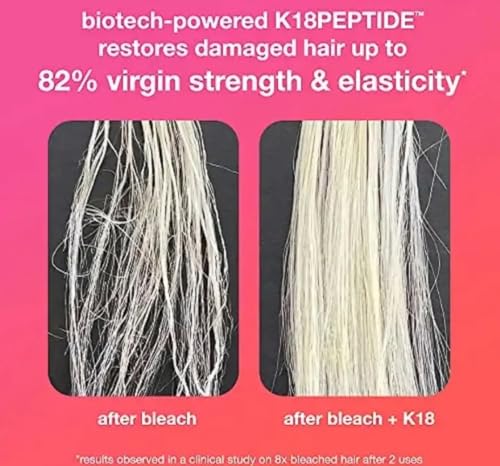 B.Y.O. K 18 Leave-In Repair Hair mask - Restore Dry or Damaged Hair in Just 4 Minutes - 50ml (1.7 fl oz) - Salon-Quality Results at Home