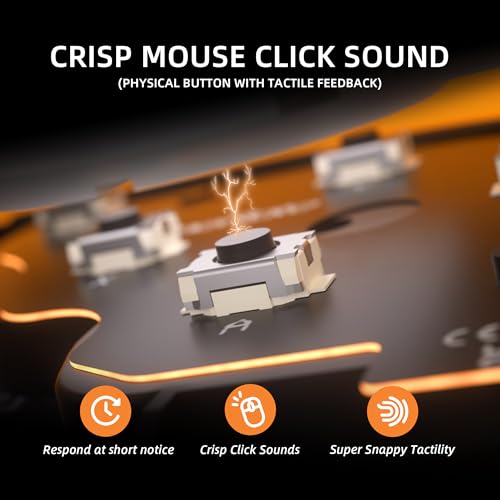 eXtremeRate Face Clicky Kit for Steam Deck OLED Handheld Console, Custom Dpad View A B X Y Menu Keys Face Buttons Mouse Clicky Kit for Steam Deck OLED Console - Without Console