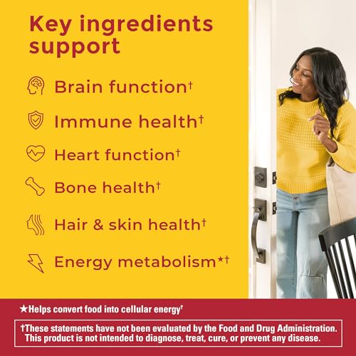 Nature Made Advanced Multivitamin Gummies for Her with Magnesium Citrate, Calcium & All 8 B Vitamins, Multivitamin for Women, 90 Gummies, 30 Day Supply