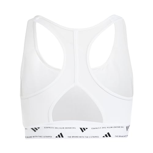 adidas Women's Powerreact Training Support Bra, White, (Medium) A/B