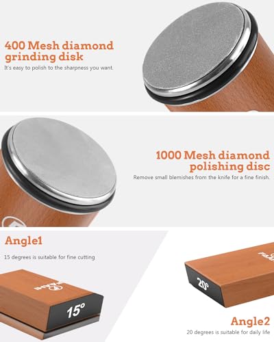 Industrial Grade Rolling Diamond Knife Sharpener for Professional Use