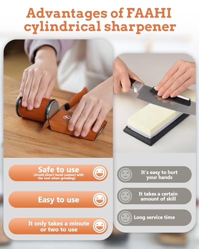 Industrial Grade Rolling Diamond Knife Sharpener for Professional Use