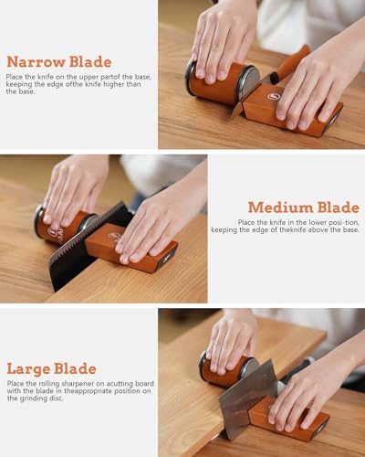 Industrial Grade Rolling Diamond Knife Sharpener for Professional Use