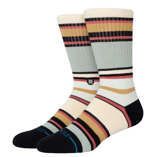 Stance Mike B Crew Socks, Blue, LG (US Men's Shoe 9-13, Women's Shoe 11-14)