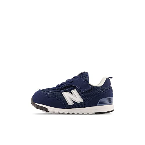 New Balance Kid's 515 V1 New-b Hook and Loop Sneaker, Nb Navy/White, 7 Toddler