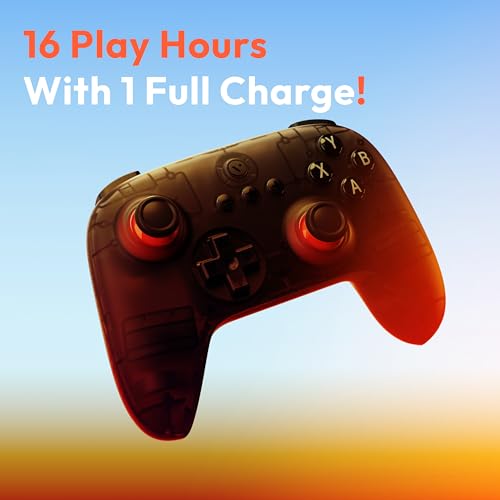 VITURE x 8BitDo Ultimate C Bluetooth Controller for Switch, Neckband, & Mobile Devices, With 6-axis Motion Control, Rumble Vibration, Enhanced Triggers, Wake On Shake