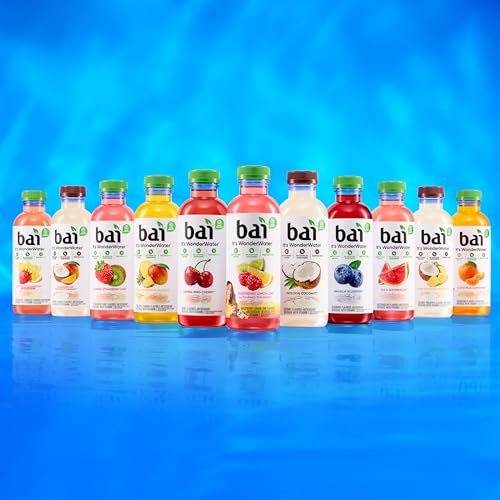 Bai Flavors Variety Pack, Antioxidant Infused Water Beverage, with Vitamin C and No Artificial Sweeteners, 18 fl oz bottles, 12 pack