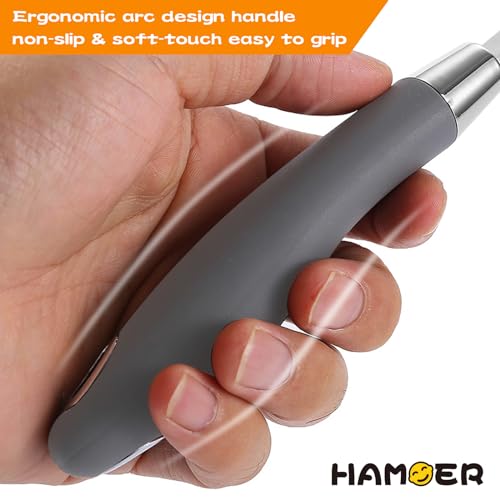 HAMOER Lemon Citrus Zester Tool Cheese Grater - Stainless Steel