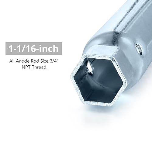 Dual Hex Wrench Socket for RV Water Heater