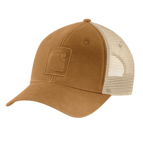 Carhartt Men's Canvas Logo C Cap, Brown
