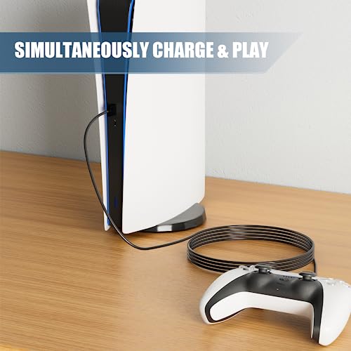 FAWETTY USB C Charging Cable Compatible with PS5 Controller,for Xbox Series X/for Xbox Series S Controller,2 Pack 6Ft Fast Charging USB Type C-ps5 Controller Charger Cable