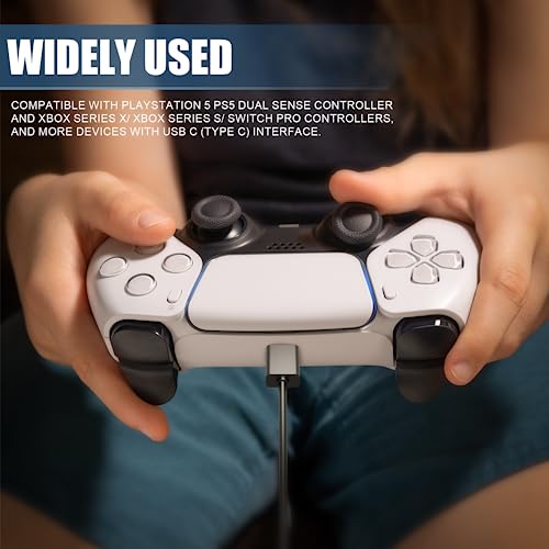 FAWETTY USB C Charging Cable Compatible with PS5 Controller,for Xbox Series X/for Xbox Series S Controller,2 Pack 6Ft Fast Charging USB Type C-ps5 Controller Charger Cable