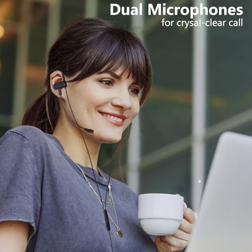 C G CHANGEEK Wired in-Ear Gaming Headset with 3.5mm for Mobile & PC, Xbox Series X/S, Xbox One, PS5, PS4, Playstation, Switch, Lightweight & Secure Fit, Quality Boom Mic for Clear Call