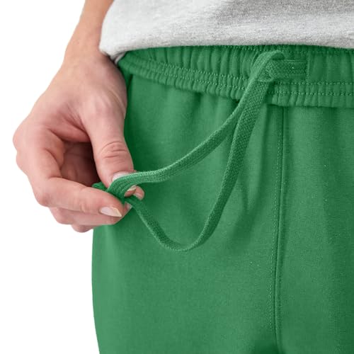 Champion, Powerblend, Fleece Joggers, Comfortable Sweatpants for Men (Reg. or Big & Tall), Road Sign Green C Patch Logo