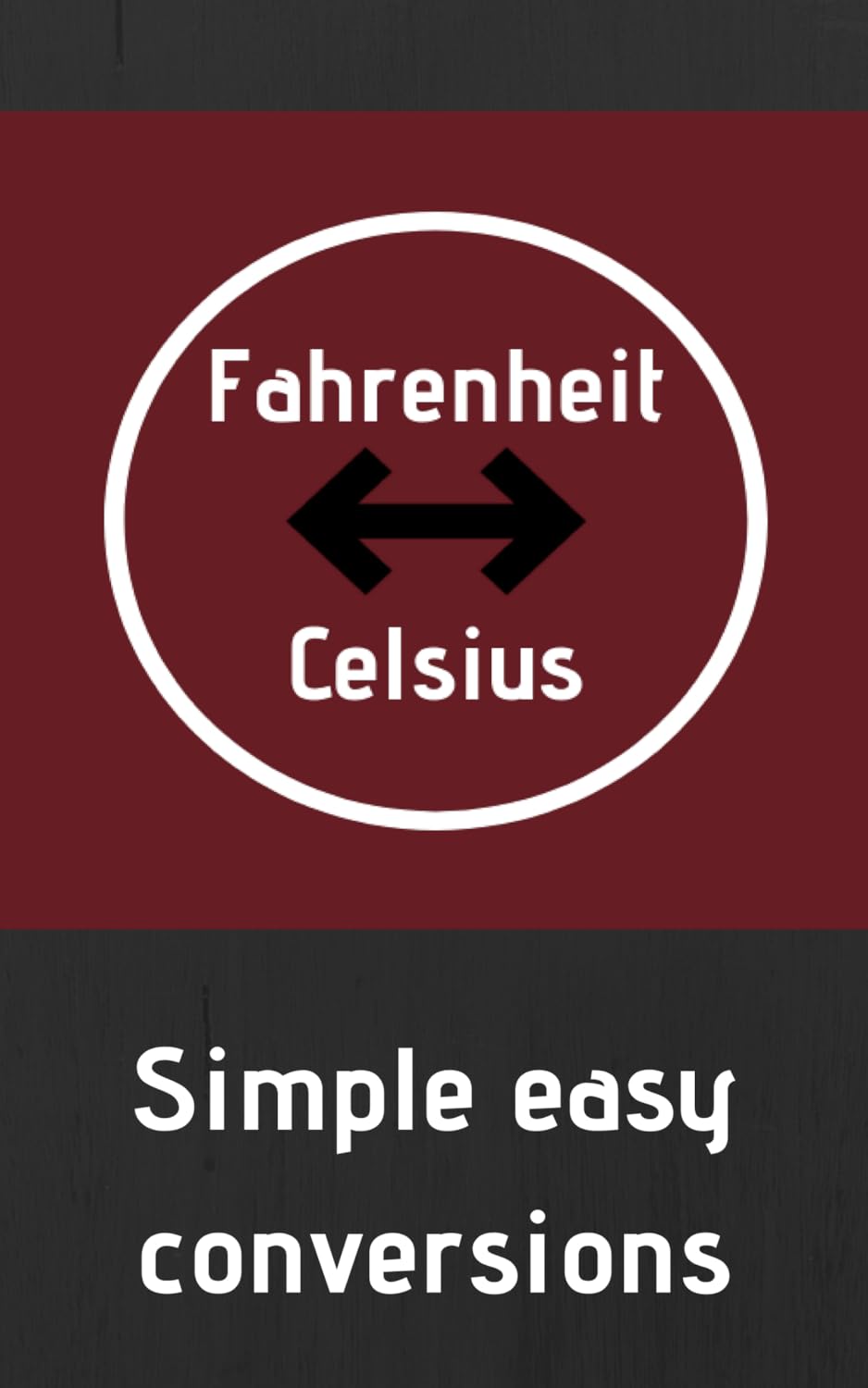 Fahrenheit to Celsius Converter (°F <-> °C)